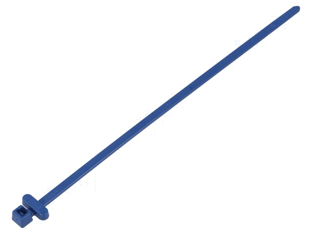 Kabelbinder RFID; L: 200mm; W: 4,6mm; polyamide; 225N; blauw; UL94HB Kabelbinder RFID; L: 200mm; W: 4,6mm; polyamide; 225N; blauw; UL94HB
